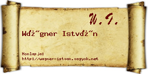 Wágner István névjegykártya